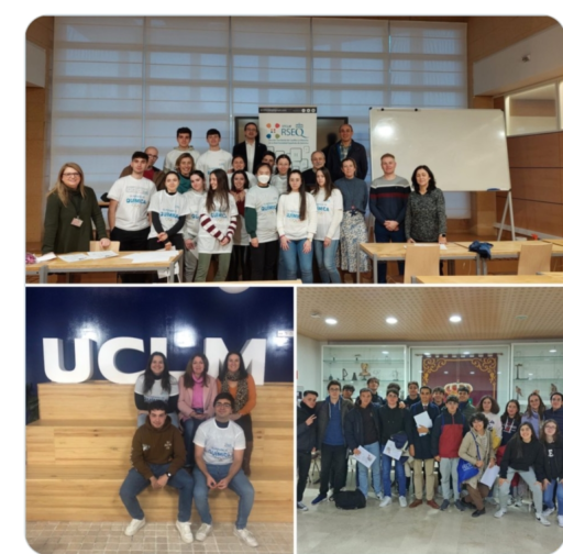 alumnos/as ies alarcos en Olimpiada de Química fase regional