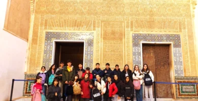 alumnos en excursión a Granada 2023