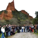 alumnos en excursión a Las Médulas y la ciudad de León