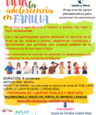 vivir la adolescencia en familia