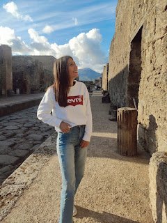 Cristina Valiente en Pompeya