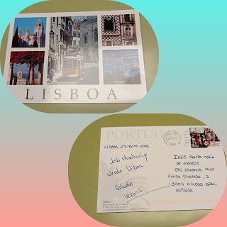 Recibiendo Postales desde Lisboa