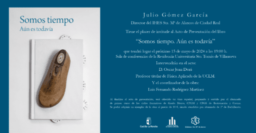 Presentación libro Somos tiempo. Aún es todavía