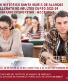 Solicitud bachillerato de adultos Curso 2023-24