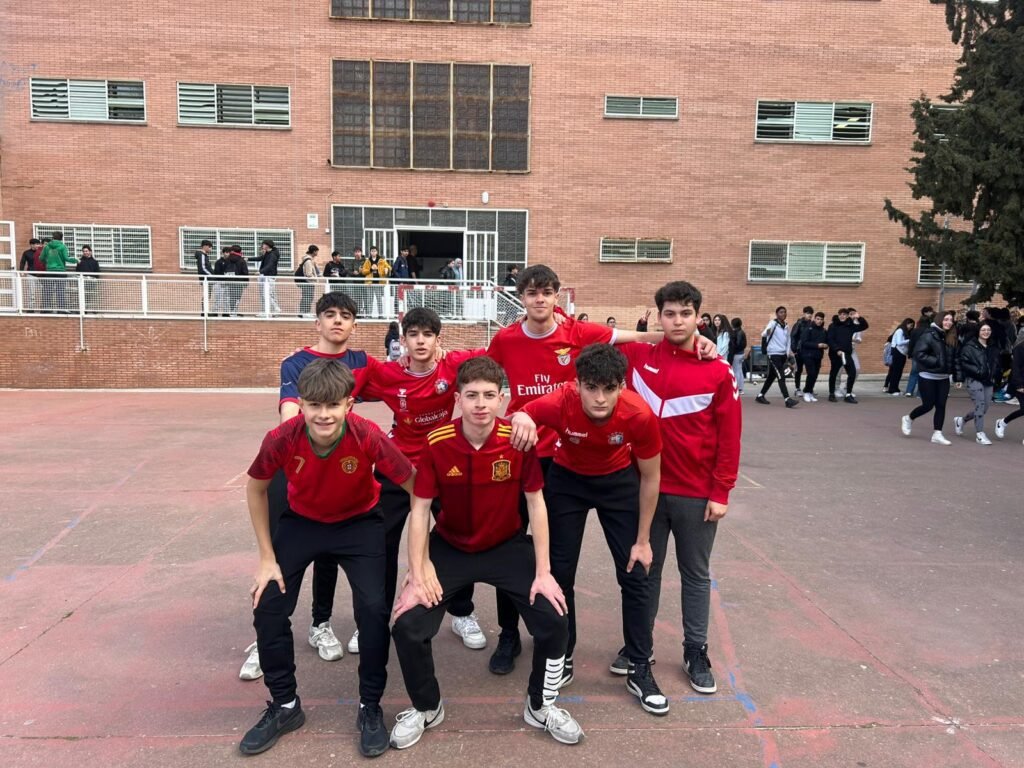 Alumnos 4º ESO del equipo campeón de nuestro torneo