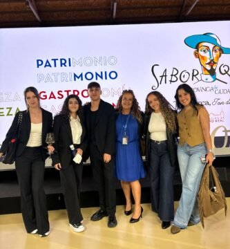 alumnos del ies alarcos en Saborea patrimonio 2025